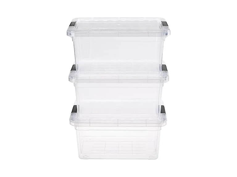 Simplify 3 Piece 3.2LT Clear Storage Container Set