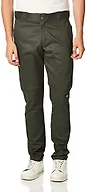 Dickies Men's Skinny-Straight Double Knee Work Pant Pants, Olive Green, 28W x 30L