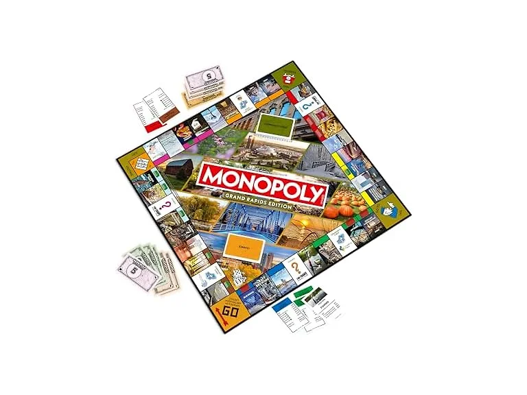 Monopoly Board Game Grand Rapids, MI Edition