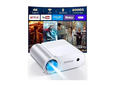 Antmap 200" Display 1080P Projector