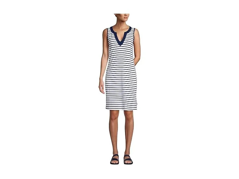 Lands' End Women (XL) Jersey Sleeveless Dress