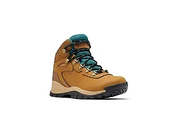 Columbia Womens Newton Ridge Lightweight Waterproof Hiking Boot, Elk/River Blue, 7