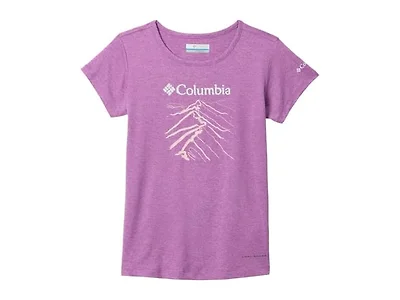 Columbia Youth Girls Tech Trail SS Graphic Shirt (2XS)