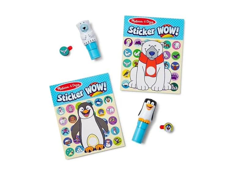 Melissa & Doug Sticker Wow!® Winter (Polar Bear and Penguin)