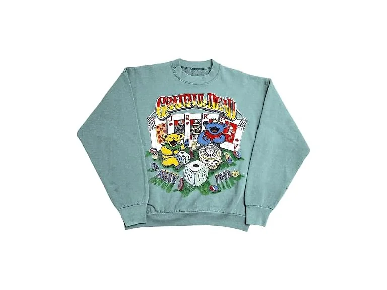 Grateful Dead (M) Face Cards Sweatshirt