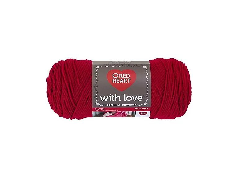 Red Heart 10016773 With Love Yarn, Holly Berry