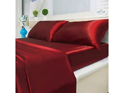 Silky-Soft Satin Sheet Set (4-Piece)