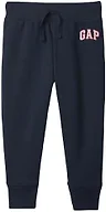 GAP Baby-Girls Logo Pull-on Jogger Sweatpants, Tapestry Navy, 0-3 Months