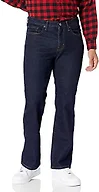 Amazon Essentials Men's Straight-Fit Bootcut Jean - Discontinued Colors, Rinsed, 42W x 29L
