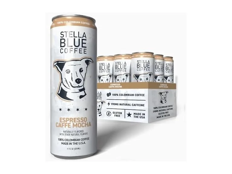 12PK Stella Blue Espresso Caffe Mocha Cans