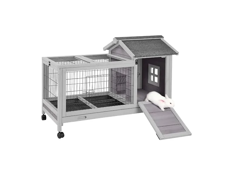 Aivituvin Rabbit Hutch Indoor Bunny Cage