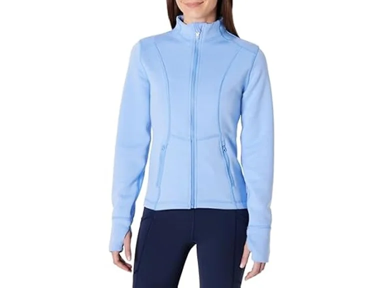 Amazon Essentials Women's Sweat Zip Through Jacket