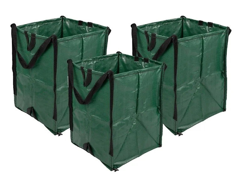 DURASACK Heavy Duty Reusable Yard Bags, 48-Gallon, 3PK