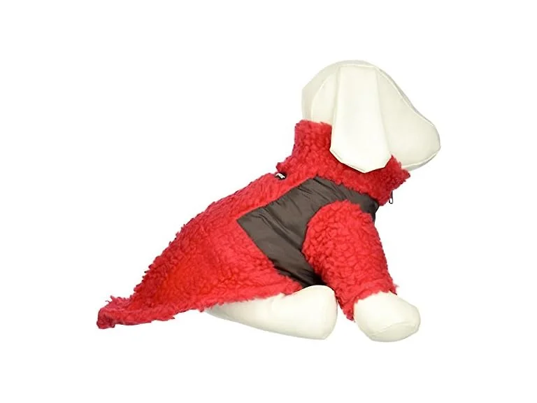 Wagwear Monkey Fleece Jacket - Red -