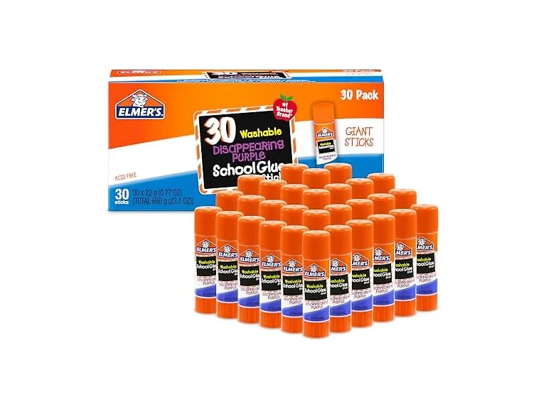 Elmer's Purple Glue Sticks 22g 30ct