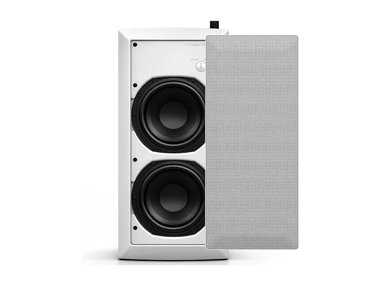 DEEJAY LED 2 × 6-Inch in-Wall Subwoofer
