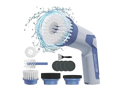 Electric Spin Scrubber w/ 8 Brush Heads