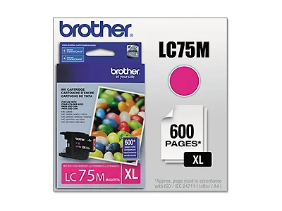 Brother LC75M High-Yield Magenta Ink