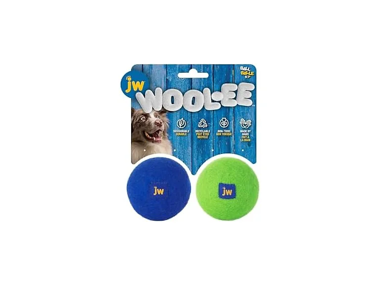 JW Wool-EE Ball Small (2 Pack) Handmade 100% Wool
