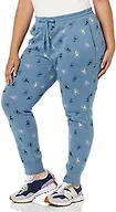 Amazon Essentials Disney | Marvel | Star Wars Women's French Terry Fleece Jogger Sweatpants, Marvel Black Panther, Small