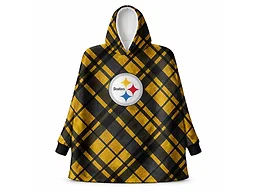 Pegasus FWD-PEG-NFL-6S15 NFL Team Cozy Sherpa Hoodie - OSFM Pittsburgh Steelers 