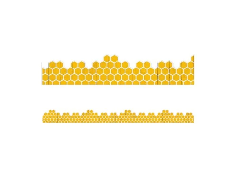 Eureka The Hive Honeycomb Extra Wide Deco Trim, 37 Feet
