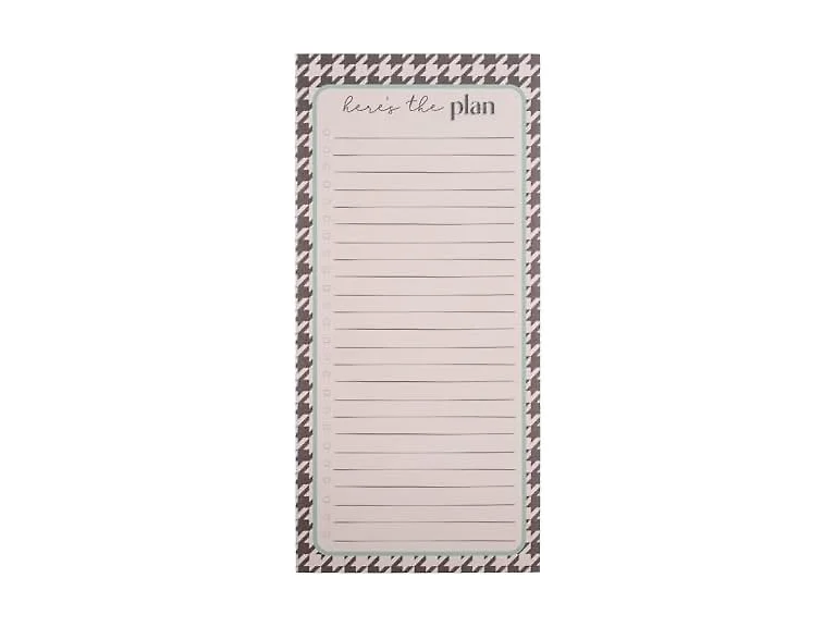 Karma Large Magnetic Notepad Houndstooth