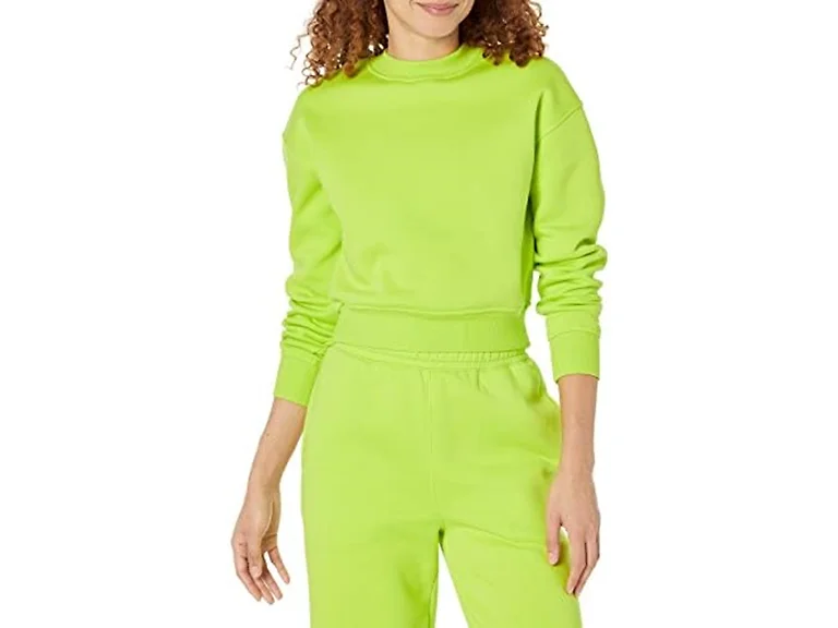 Amazon Essentials Women Crop Drop Sweatshirt Plus