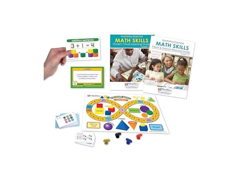 NewPath Mastering Essential Math Skills Kit - Grade 1-2