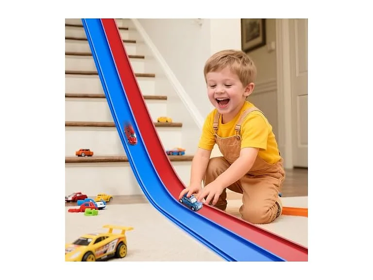 YUOIOYU Flexible Race Track for Kids