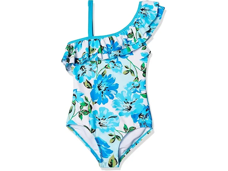 Kanu Surf Girls (6) Morgan Floral Ruffle Swimsuit