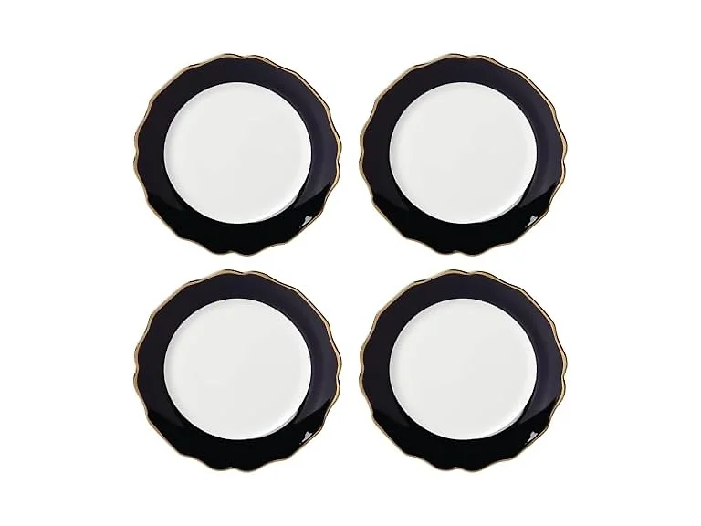 Lenox  Contempo Luxe Black Dinner Plates, Set of 4