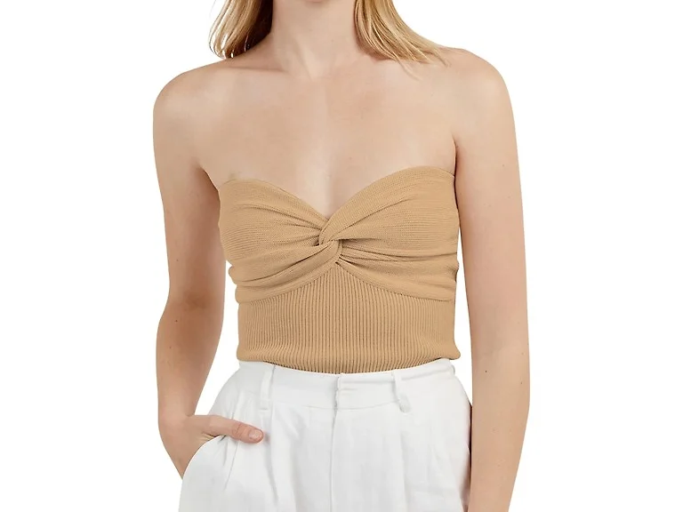 MISSACTIVER Women (L) Sexy Twist Knitted Tank-top