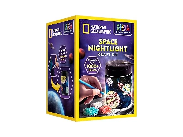 National Geographic Diamond Painting Space Night Light Kit