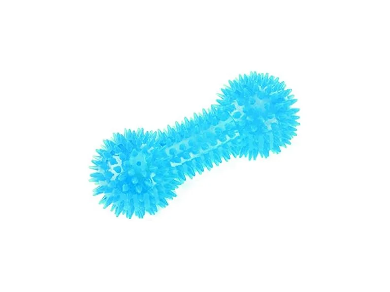 Gor Pets Flex Squeaky Dumbbell Dog Chew Toy D