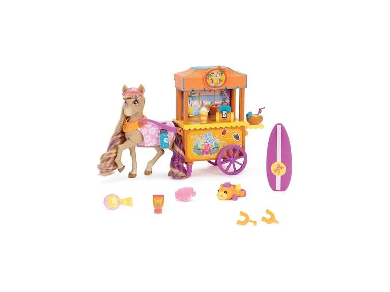 Wild Manes Horse Toys – Bailey’s Surf & Snacks Playset