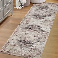 Superior 2.6X12RUG-CANRY-CR 2'7"x12' Distressed Medallion 