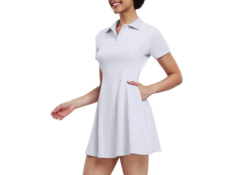 GGOV Women (XL) Tennis Golf Dress White