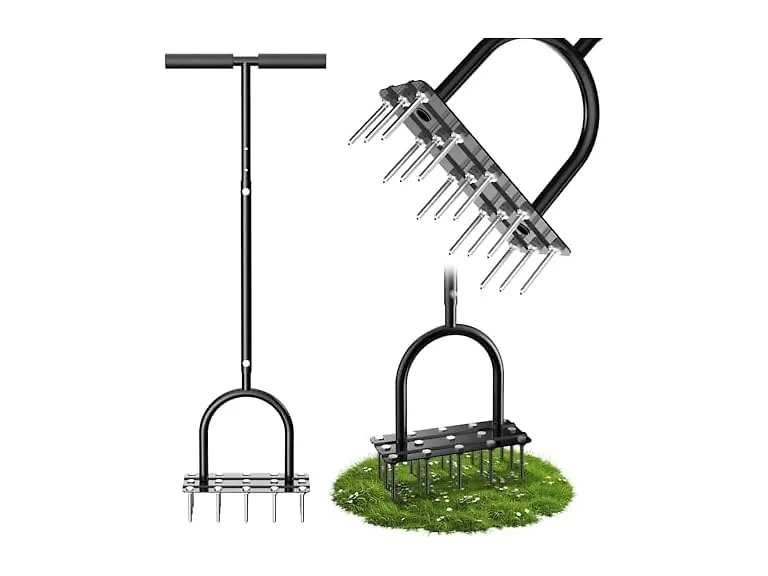 TOPHDY GAR-63 Lawn Aerator Spike Tool, 15 Spikes