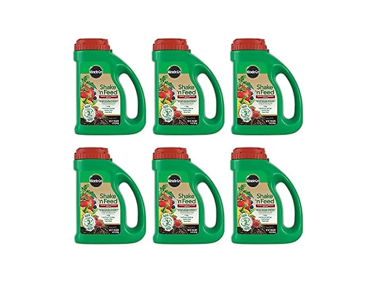 (6 Pk) Miracle-Gro Shake 'N Feed Plant Fertilizer