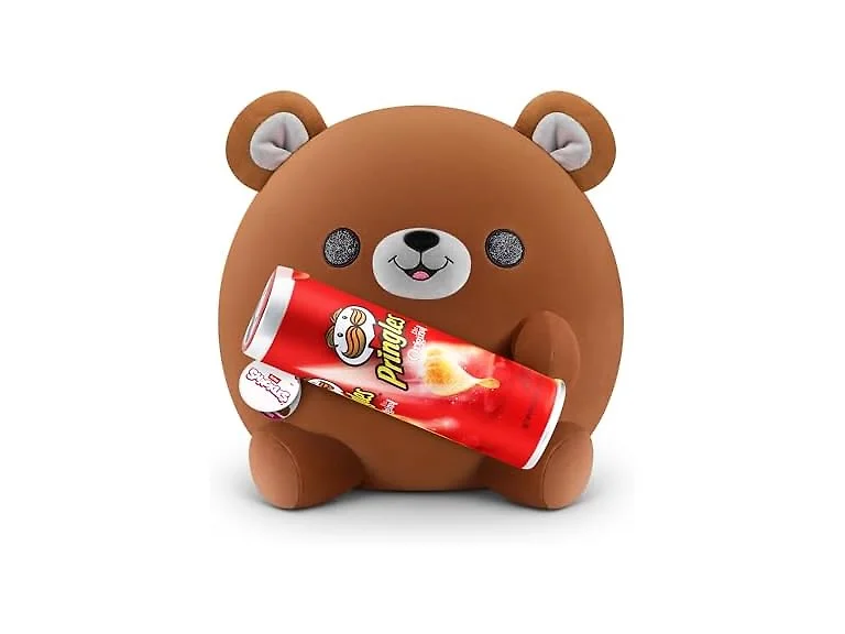 Snackles Pringles Bear Super Sized 14 inch Plush