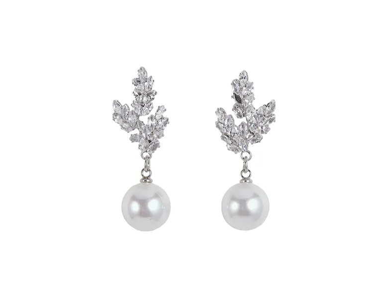 Stainless Steel Silver Drop Earrings