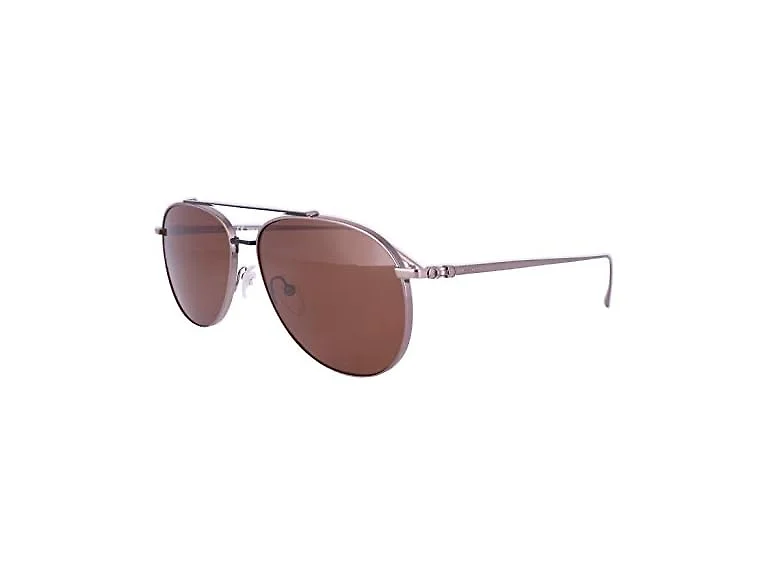 Ferragamo Unisex SF201S 035 Sunglasses Shiny Gunmetal