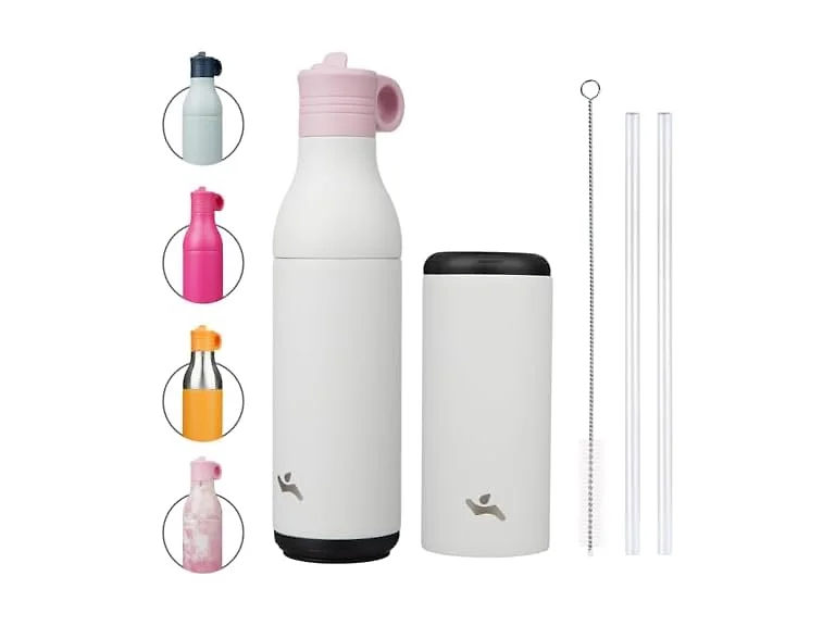 Stainless Steel Water Bottle White