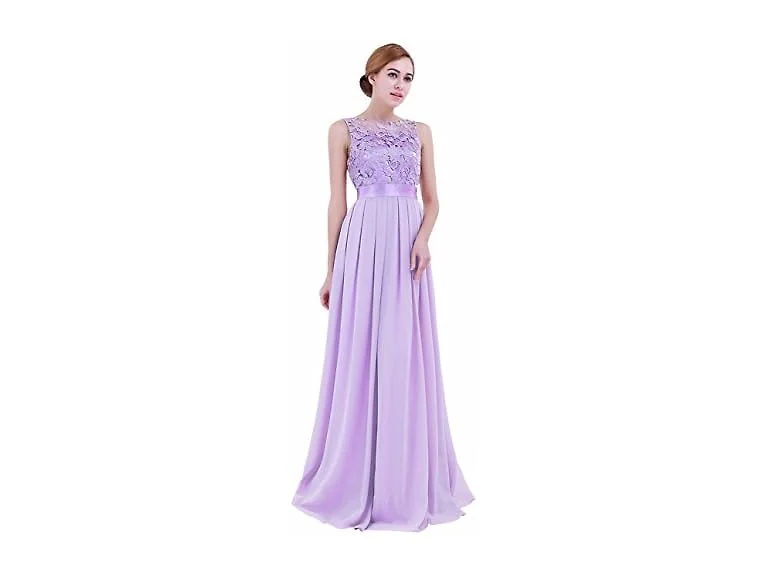 IEFiEL Women (4) Summer Wedding Dress Lavender