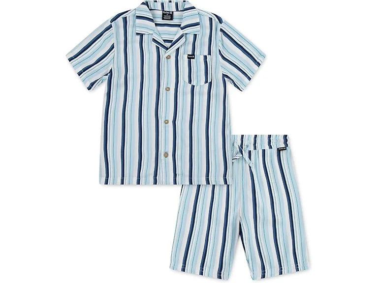 Hurley Kids (24 Months) Short Button Up Shirt