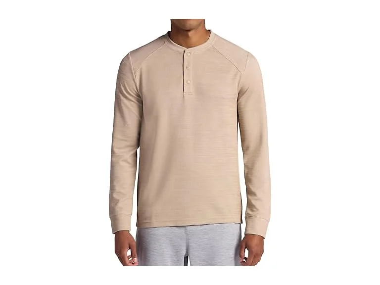 Gaiam Men Cozy & Cool Henley Shirt