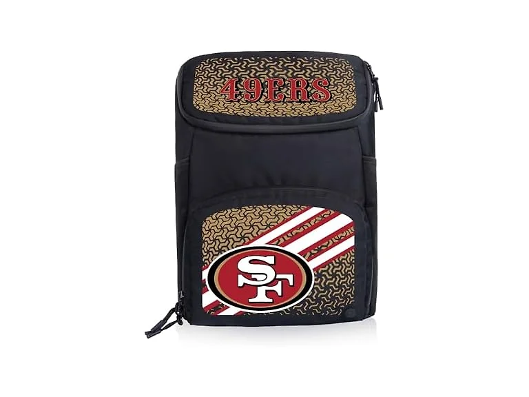 PICNIC TIME NFL San Francisco 49ers PTX 2.0 Tarana Upcycled Backpack Cooler