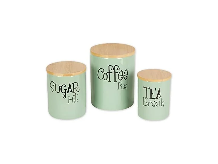 Canister Set, Jadeite, 3 Piece