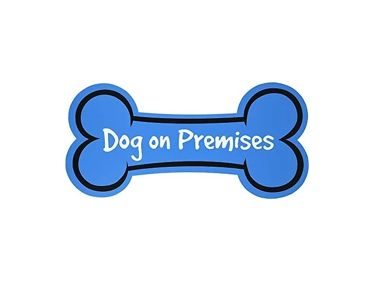 Hillman Sign Center - Dog on Premises 14.5" L